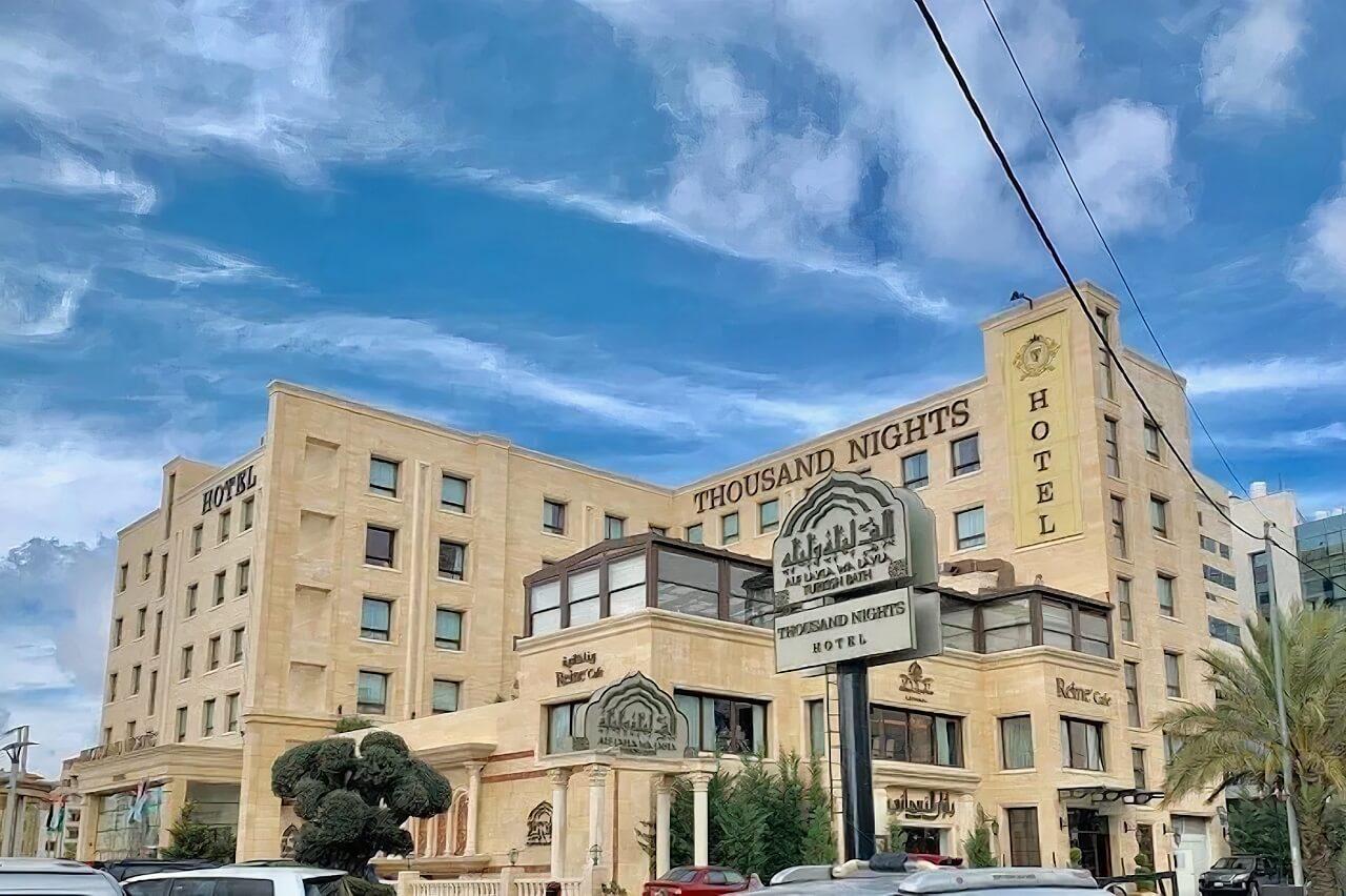 Thousand Nights Hotel Amman Esterno foto The hotel in 2019